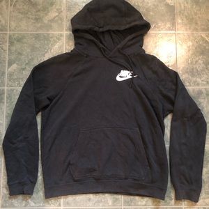 Black Nike logo sweatshirt